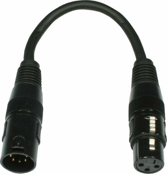 Kabel k DMX světlu ADJ AC-DMXT/5M3F 5pin male/3pin female
