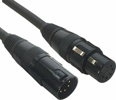Kabel k DMX světlu ADJ AC-DMX5/15 -5 p. XLR m/5 p. XLR f 1,5m - 1