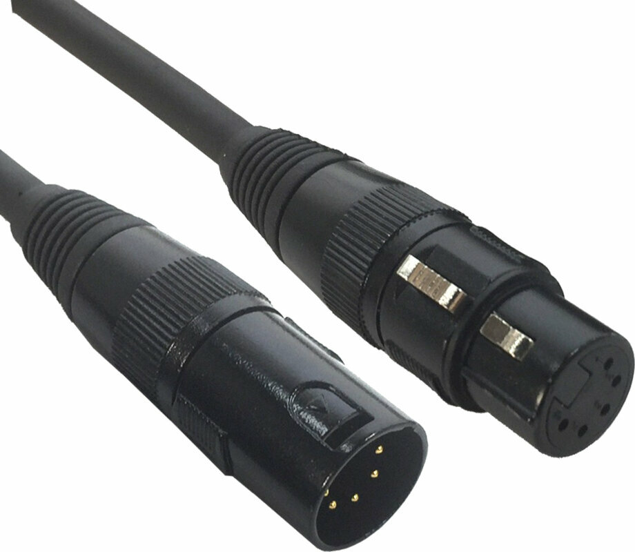 Kable do DMX ADJ AC-DMX5/5 - 5 p. XLR m/5 p. XLR f 5m DMX