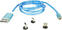 Câble USB LTC Audio Magic-Cable-BL Bleu 1 m Câble USB