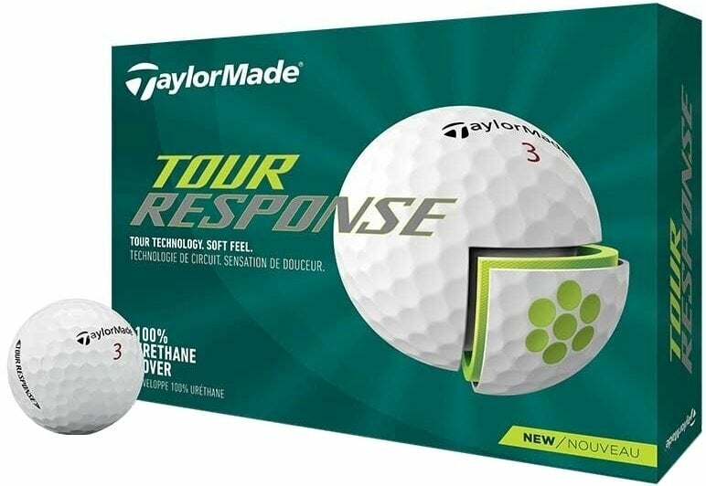 Nova loptica za golf TaylorMade Tour Response Golf Balls White 2022