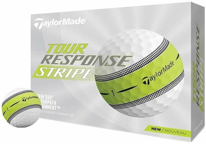 Golfový míček TaylorMade Tour Response Golf Balls Stripe 2022