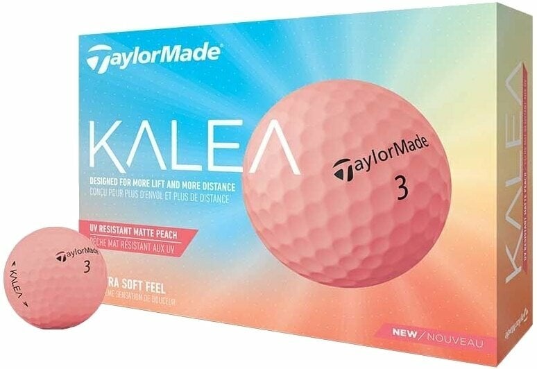 Golfová loptička TaylorMade Kalea Golf Balls Peach 2022