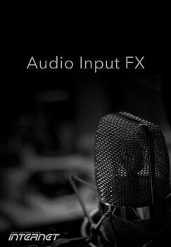 Softverski plug-in FX procesor Internet Co. Audio Input FX (Digitalni proizvod) - 1