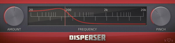 Štúdiový softwarový Plug-In efekt Kilohearts Disperser (Digitálny produkt)