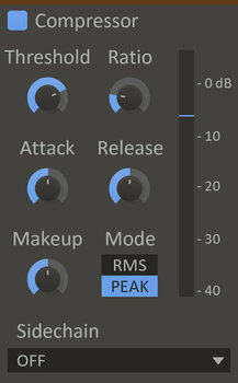 FX protsessori tarkvara pistikprogramm Kilohearts Compressor (Digitaalne toode) - 1