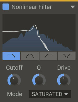 Studijski software plug-in efekt Kilohearts Nonlinear Filter (Digitalni izdelek) - 1