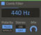 Studijski software plug-in efekt Kilohearts Comb Filter (Digitalni izdelek)
