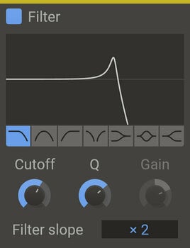 Plug-in de software para processadores FX Kilohearts Filter (Produto digital) - 1