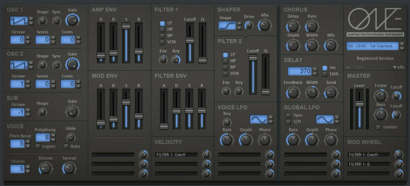 Plug-Ins Software e Processori Effetti Kilohearts kHs ONE (Prodotto digitale) - 1