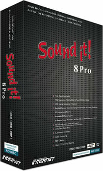 Mastering софтуер Internet Co. Sound it! 8 Pro (Win) (Дигитален продукт) - 1