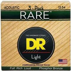 Struny pre akustickú gitaru DR Strings RPM-12 Rare 3-Pack Struny pre akustickú gitaru