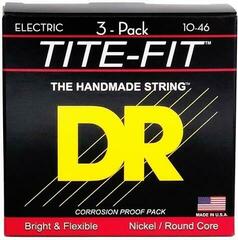 Struny pre elektrickú gitaru DR Strings MT-10 Tite Fit 3-Pack Struny pre elektrickú gitaru