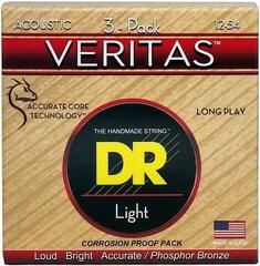 Struny pre akustickú gitaru DR Strings VTA-12 Veritas 3-Pack Struny pre akustickú gitaru