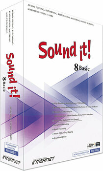 Software til mastering Internet Co. Sound it! 8 Basic (Win) (Digitalt produkt) - 1