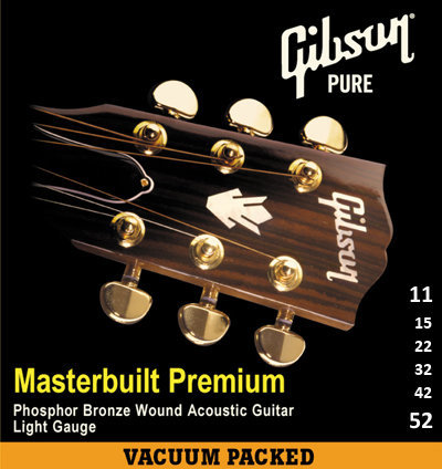 Struny pro akustickou kytaru Gibson MB11