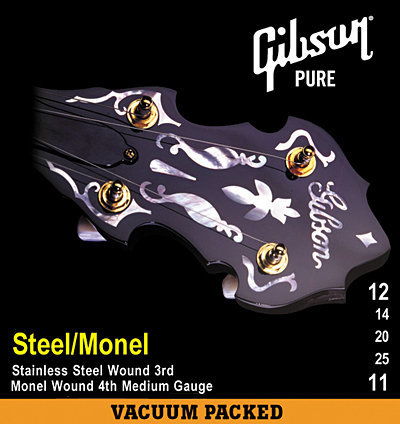 Cordas para banjo Gibson SBG-571M Banjo Strings