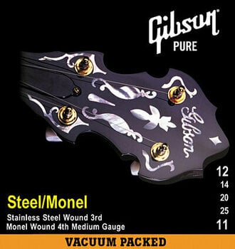 Cuerdas de banjo Gibson SBG-571M Banjo Strings - 1