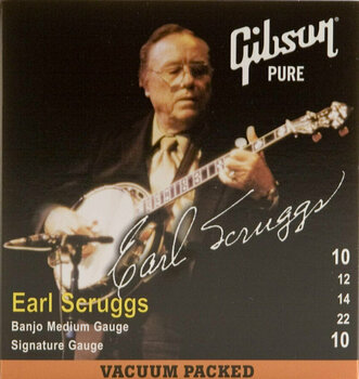 Cuerdas de banjo Gibson Earl Scruggs Signature Med Banjo - 1