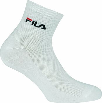 Fitness ponožky Fila F1742 Socks Calza Quarter White 43-45 Fitness ponožky - 1