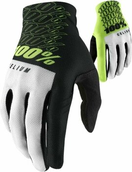 Guantes de ciclismo 100% Celium Gloves Fluo Yellow 2XL Guantes de ciclismo - 1