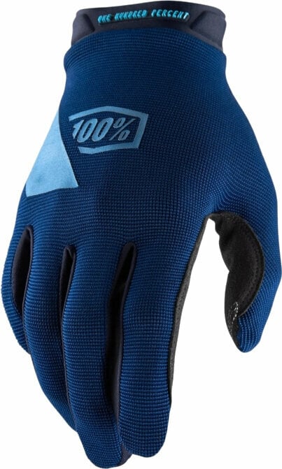 100% Ridecamp Gloves Navy/Slate Blue L Cyklistické rukavice