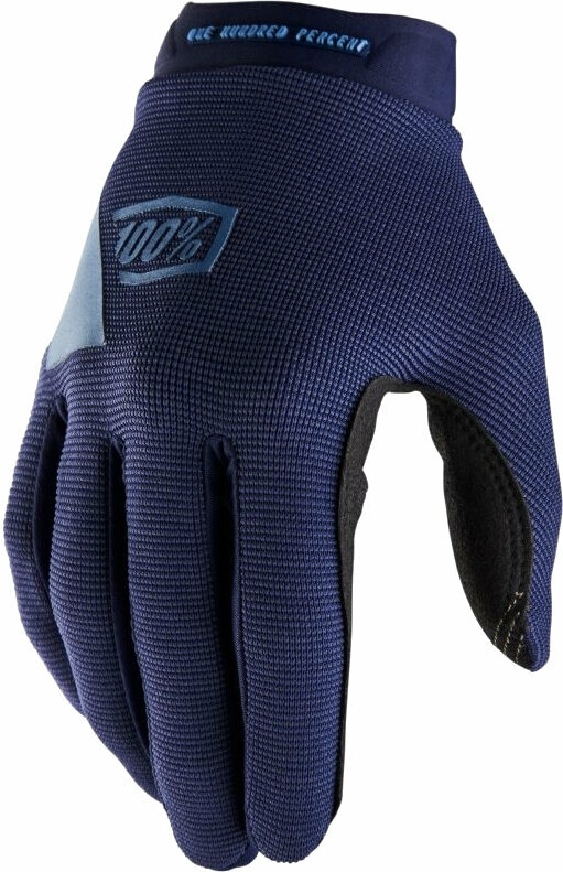 Cyklistické rukavice 100% Ridecamp Womens Gloves Navy/Slate S Cyklistické rukavice