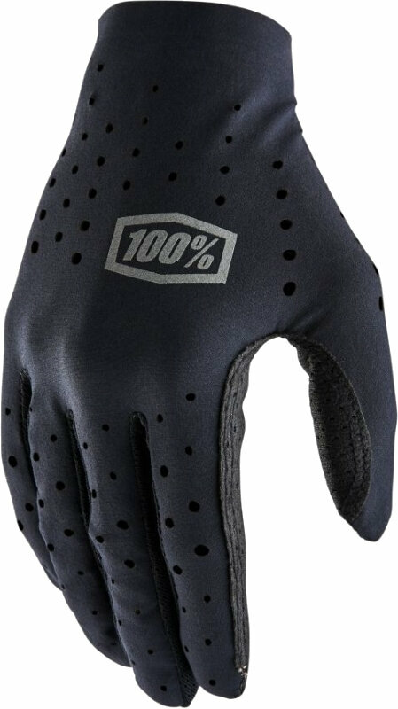 Cyklistické rukavice 100% Sling Womens Bike Gloves Black L Cyklistické rukavice