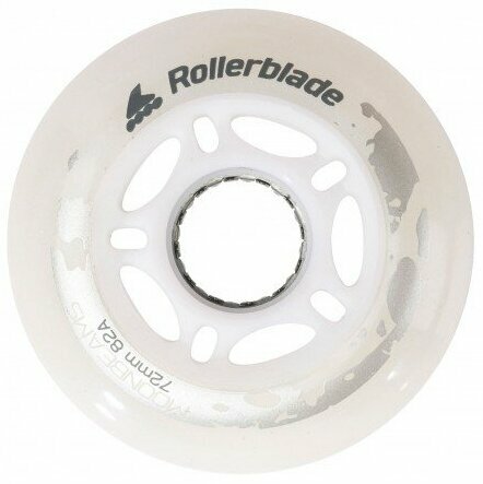 Резервна част за ролкови кънки Rollerblade Moonbeams LED Wheels 72/82A White 4