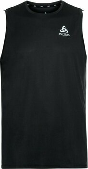 Tricou cu mânecă scurtă pentru alergare Odlo Men's ESSENTIAL Base Layer Running Singlet Black 2XL Tricou cu mânecă scurtă pentru alergare - 1