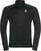 Laufsweatshirt Odlo Men's ESSENTIAL Half-Zip Running Mid Layer Black S Laufsweatshirt