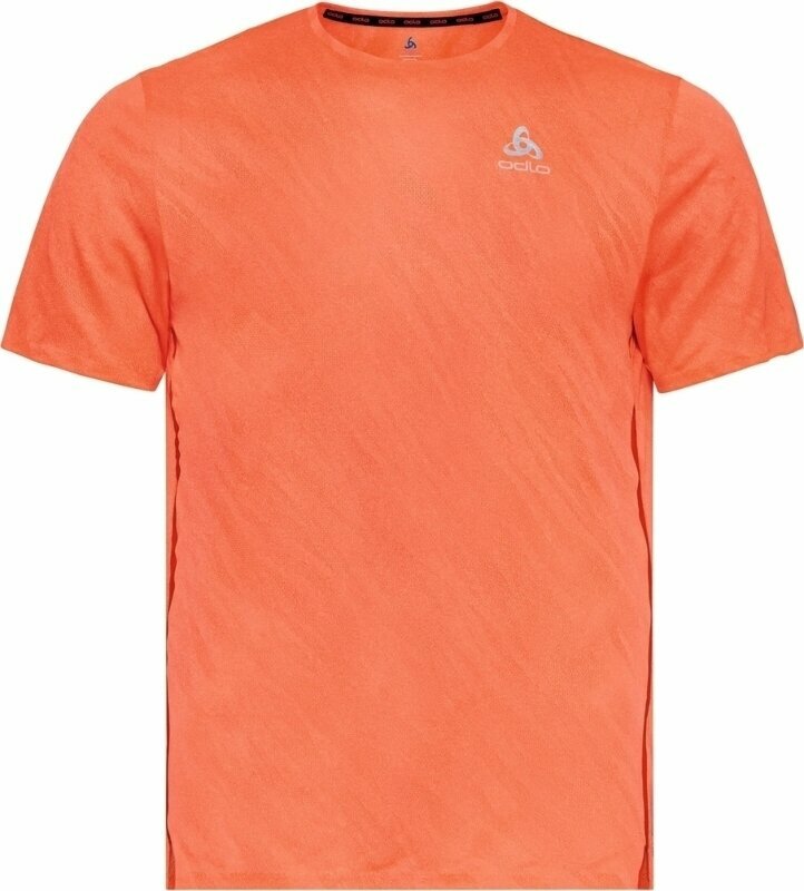 Бягане > Дрехи за бягане > Мъжки дрехи > Тениски с къс ръкав Odlo The Zeroweight Engineered Chill-tec Running T-shirt Shocking Orange Melange XL