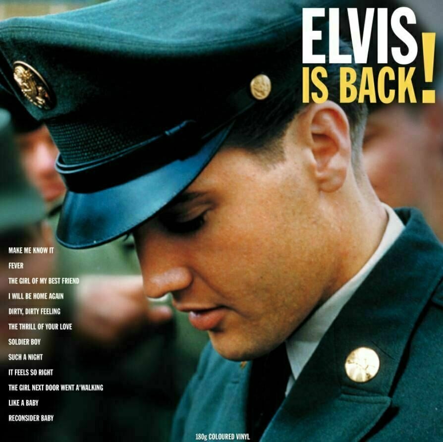Δίσκος LP Elvis Presley - Elvis Is Back! (Yellow Vinyl) (LP)
