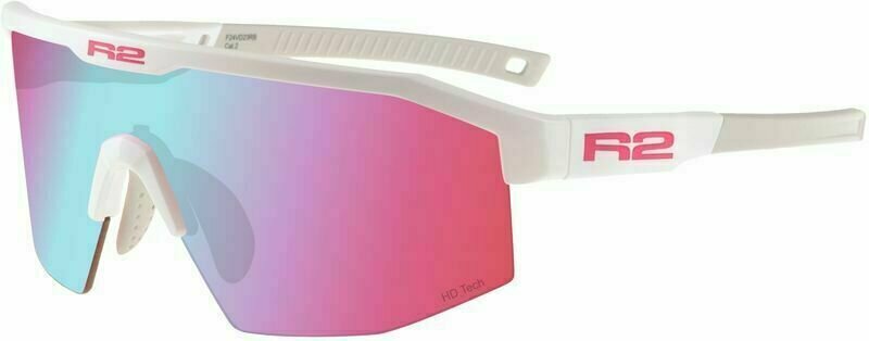 Cyklistické okuliare R2 Gain White Shiny/Blue Revo Pink Cyklistické okuliare