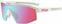 Óculos de ciclismo R2 Gain White Shiny/Blue Revo Pink Óculos de ciclismo