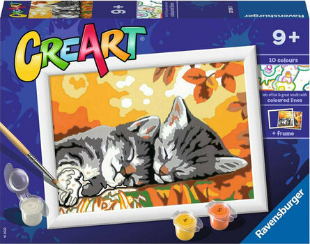 Рисуване по номера Ravensburger Рисуване по номера Есенни котенца - 1