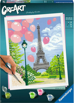 Painting by Numbers Ravensburger Painting by Numbers Spring In Paris - 1