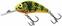 Isca nadadeira Salmo Rattlin' Hornet Floating Gold Fluo Perch 6,5 cm 20 g