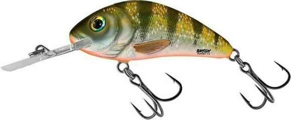 Wobler Salmo Rattlin' Hornet Floating Yellow Holographic Perch 5,5 cm 10,5 g Wobler - 1