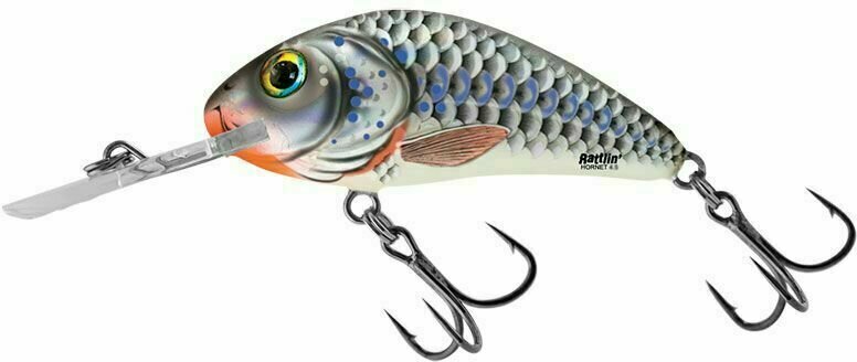 Wobler Salmo Rattlin' Hornet Floating Silver Holographic Shad 5,5 cm 10,5 g