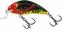 Wobbler til fiskeri Salmo Rattlin' Hornet Shallow Floating Fire Bug 4,5 cm 3 g