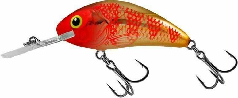 Τεχνητά Δολώματα Wobblers Salmo Rattlin' Hornet Floating Golden Red Head 4,5 cm 6 g