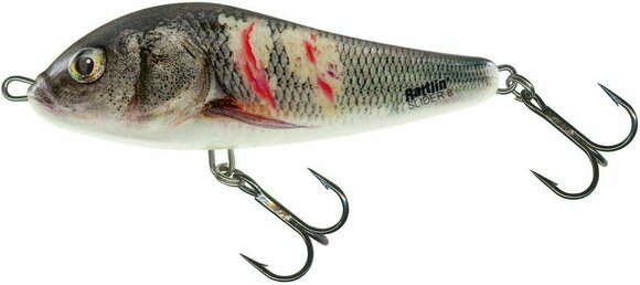 Isca nadadeira Salmo Rattlin' Slider Sinking Supernatural Wounded Dace 11 cm - 1