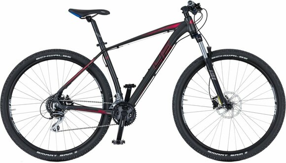 Hardtail fiets 4Ever Sceleton Shimano Acera RD-M360 3x8 Black/Red XL - 1