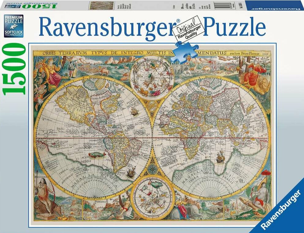 Ravensburger Puzzle Historische Karte 1500 Teile