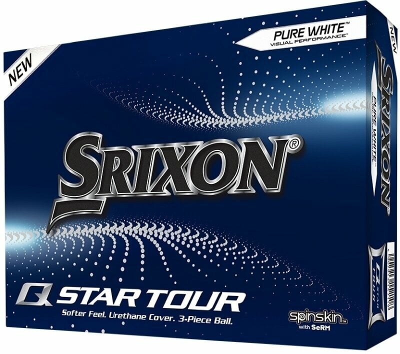 Нова топка за голф Srixon Q-Star Tour Golf Balls Pure White