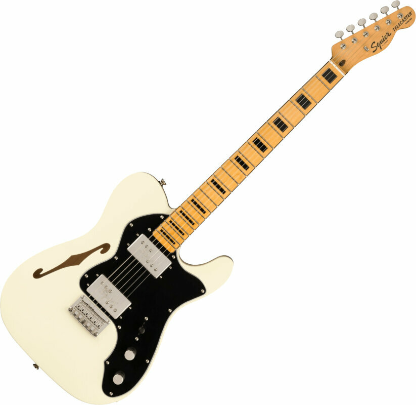 Electric guitar Fender Squier FSR Classic Vibe '70s Telecaster Thinline Olympic White