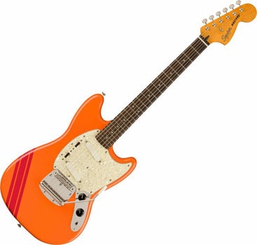 Електрическа китара Fender Squier FSR Classic Vibe '60s Competition Mustang Capri Orange - 1