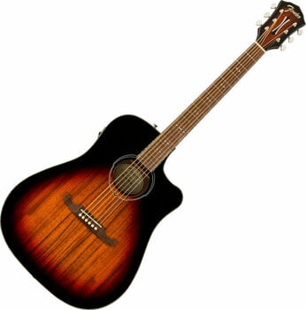 Dreadnought elektro-akoestische gitaar Fender FA-325CE Dao Exotic 3-Tone Sunburst - 1