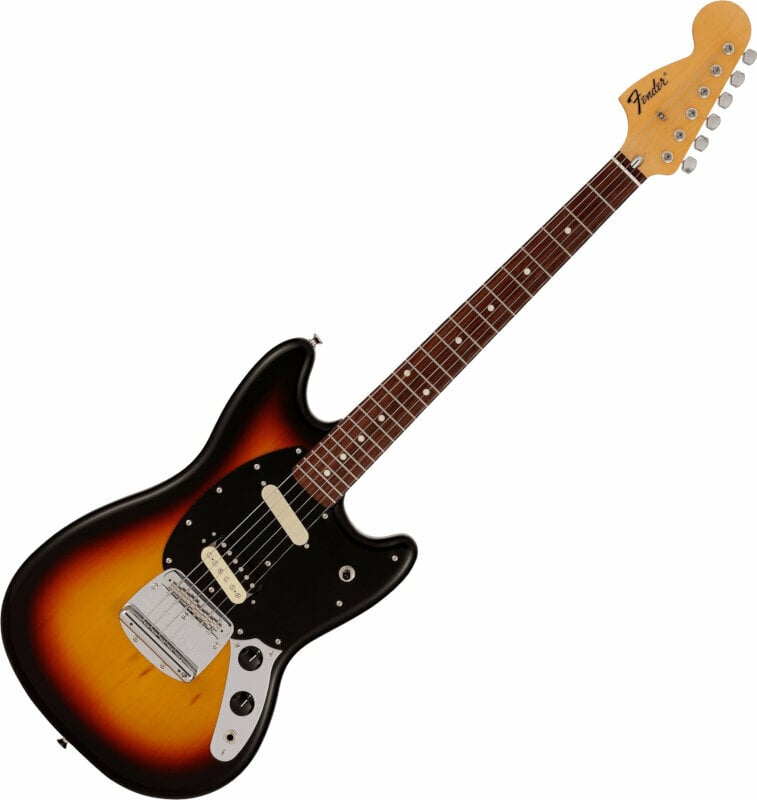 Elektrische gitaar Fender MIJ Traditional Mustang Reverse Head 3-Color Sunburst